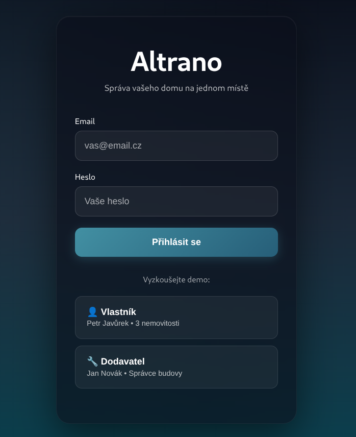 Altrano Mobile App Preview